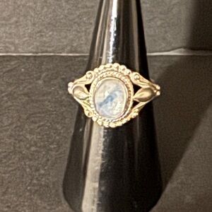 Sterling Silver and Moonstone Ring